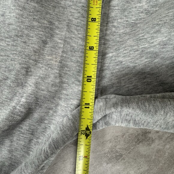 Gym Shark Joggers Mens M Grey Cotton Sweatpants White Logo - Picture 9 of 11